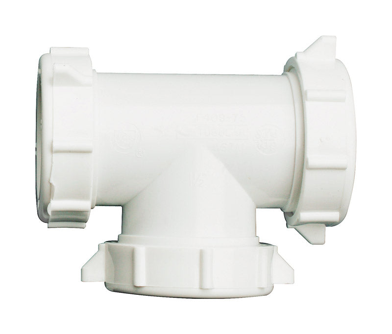 PLUMB PAK - Plumb Pak 1-1/2 in. D Plastic 3-Way Coupling Tee [PP20556]