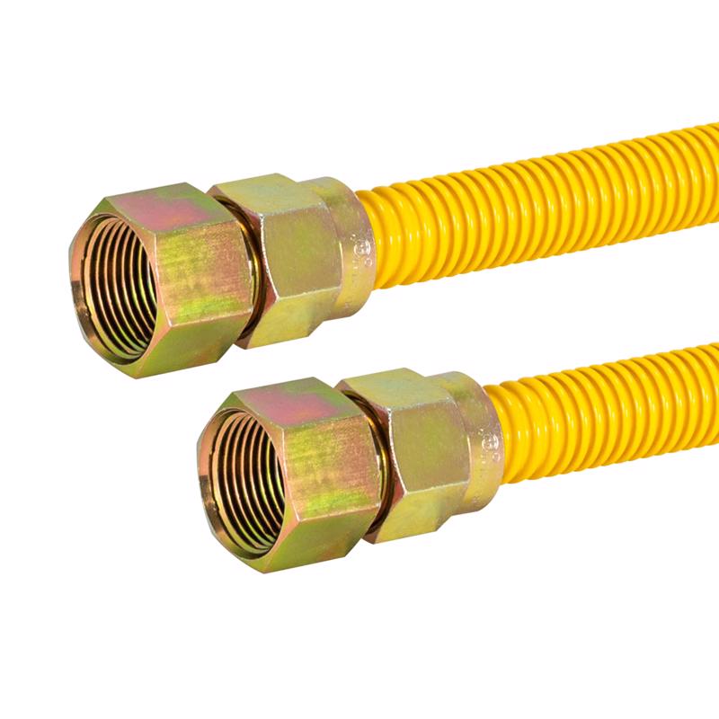 EASTMAN - Eastman 3/4 in. FIP X 3/4 in. D FIP 36 in. Stainless Steel Gas Connector