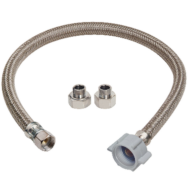 BRASSCRAFT - BrassCraft Speedi Plumb Plus 3/8 in. Compression pc X 1/2 in. D FIP 12 in. Brass Faucet Supply Line