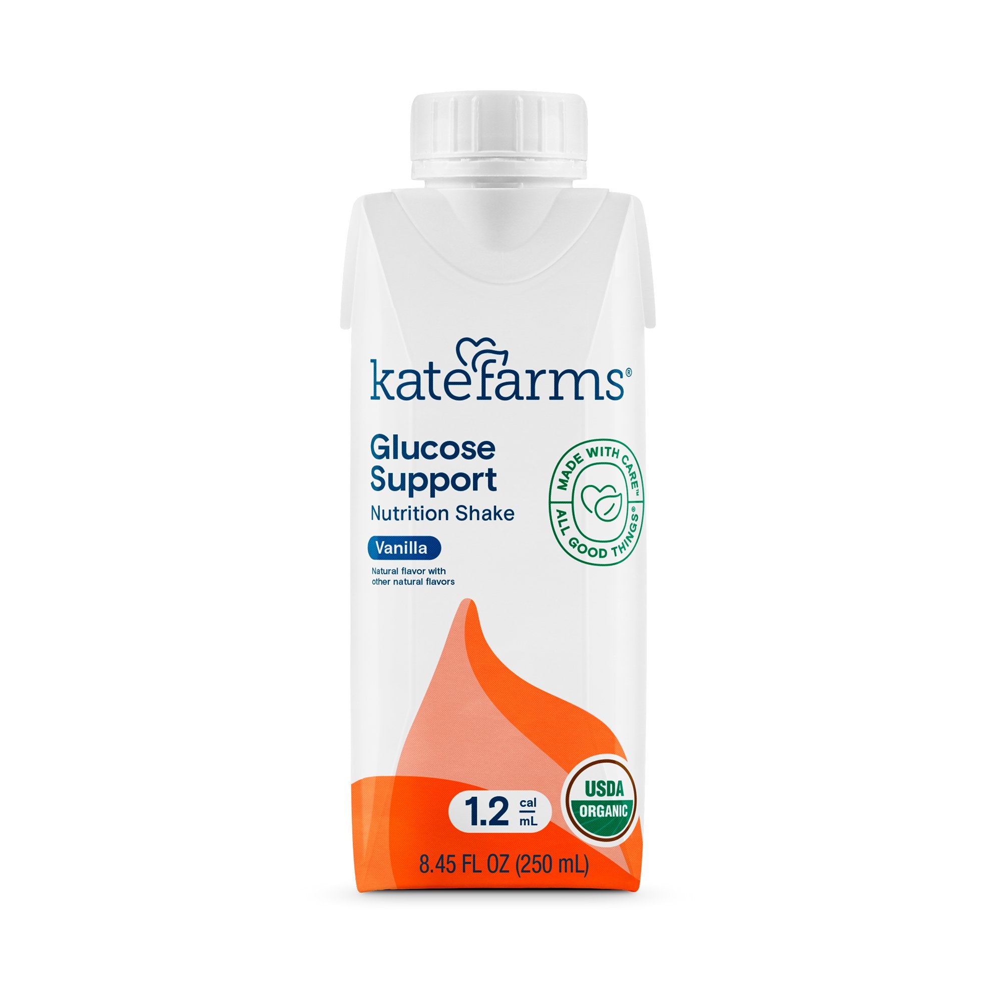 Kate Farms - Oral Supplement Kate Farms Glucose Support 1.2 Vanilla Flavor Liquid 8.45 oz. Carton [1/EA]