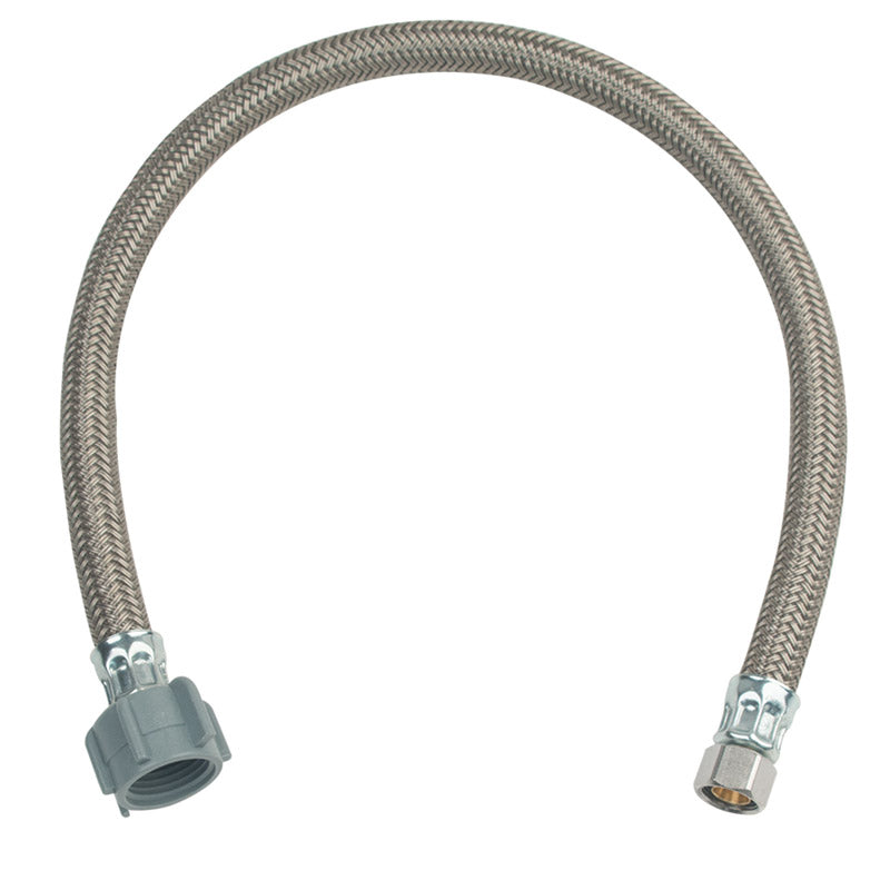 BRASSCRAFT - BrassCraft Speedi Plumb Plus 3/8 in. Compression pc X 1/2 in. D FIP 20 in. Polymer Supply Line