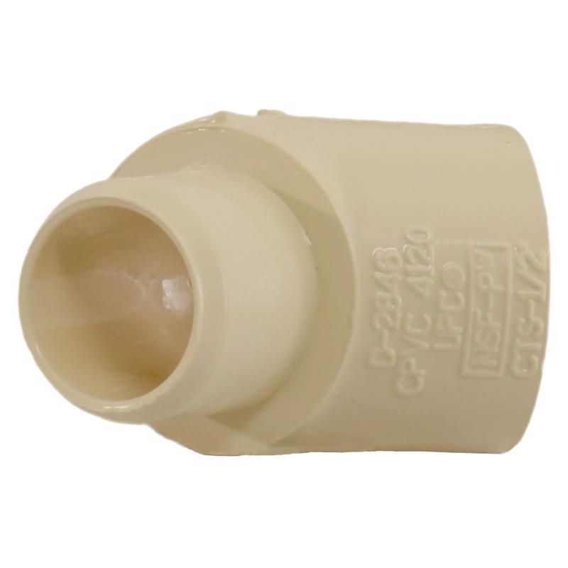 CHARLOTTE PIPE - Charlotte Pipe FlowGuard 1/2 in. Slip X 1/2 in. D Spigot CPVC Street Elbow