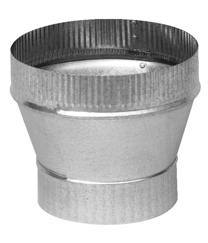 IMPERIAL MANUFACTURI - Imperial 6 in. D X 8 in. D Galvanized Steel Furnace Pipe Increaser