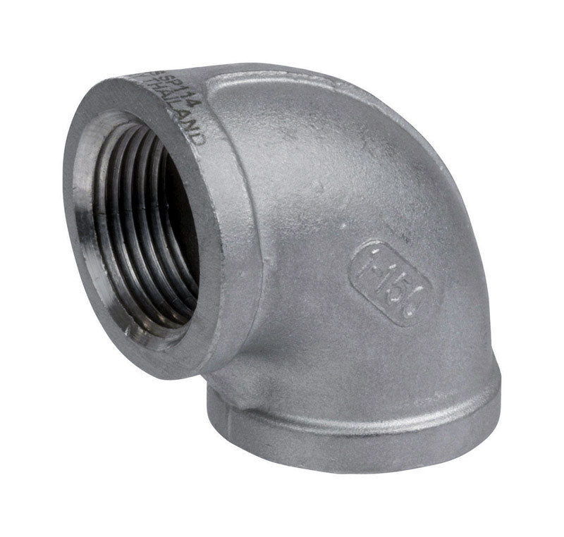 SMITH-COOPER - Smith-Cooper 1-1/2 in. FPT X 1-1/2 in. D FPT Stainless Steel Elbow