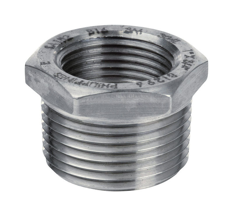SMITH-COOPER - Smith-Cooper 3/4 in. MPT X 3/8 in. D FPT Stainless Steel Hex Bushing
