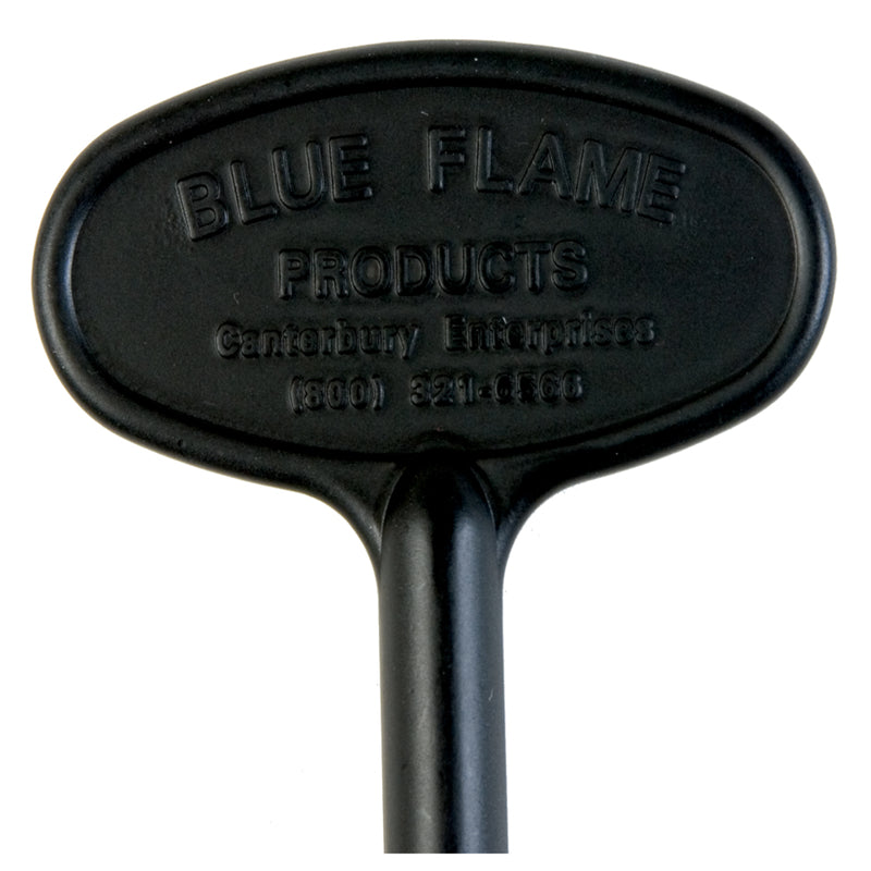 BLUE FLAME - Blue Flame Black Flat Metal Gas Valve Key