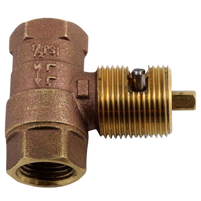 BLUE FLAME - Blue Flame 1/2 in. Brass Quarter-Turn Straight Valve