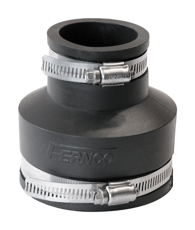 FERNCO - Fernco Schedule 40 3 in. Hub each X 1-1/2 in. D Hub PVC Flexible Coupling 1 pk