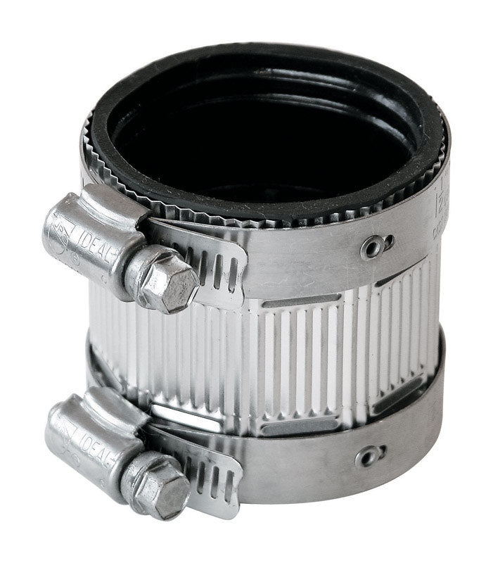 FERNCO - Fernco Schedule 40 1-1/2 in. 1-1/2 in. D PVC No Hub Coupling 1 pk