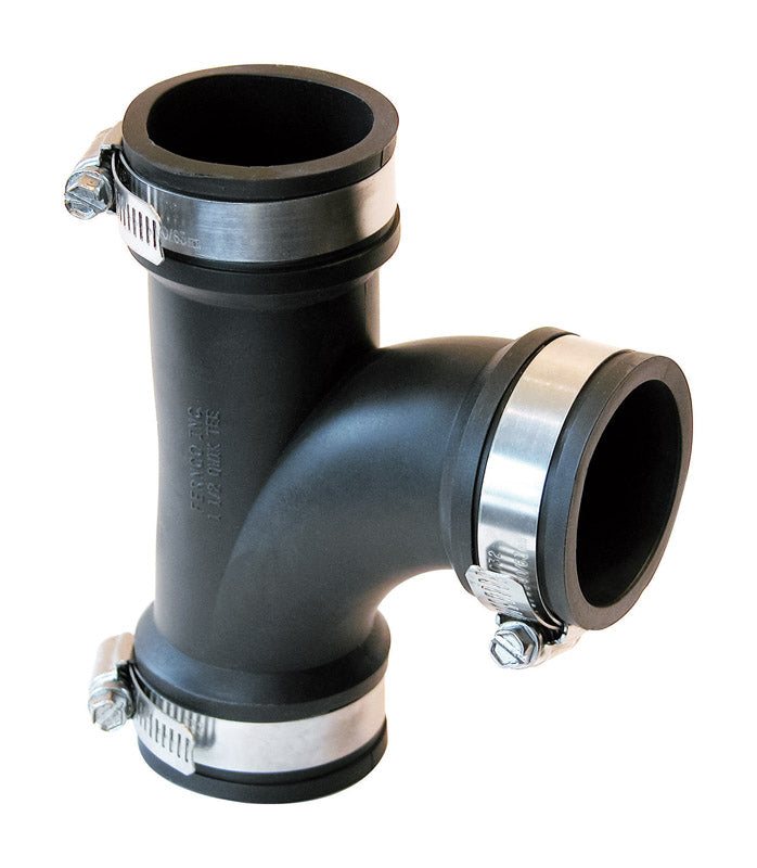 FERNCO - Fernco Schedule 40 1-1/2 in. Hub X 1-1/2 in. D Hub PVC Tee 1 pk