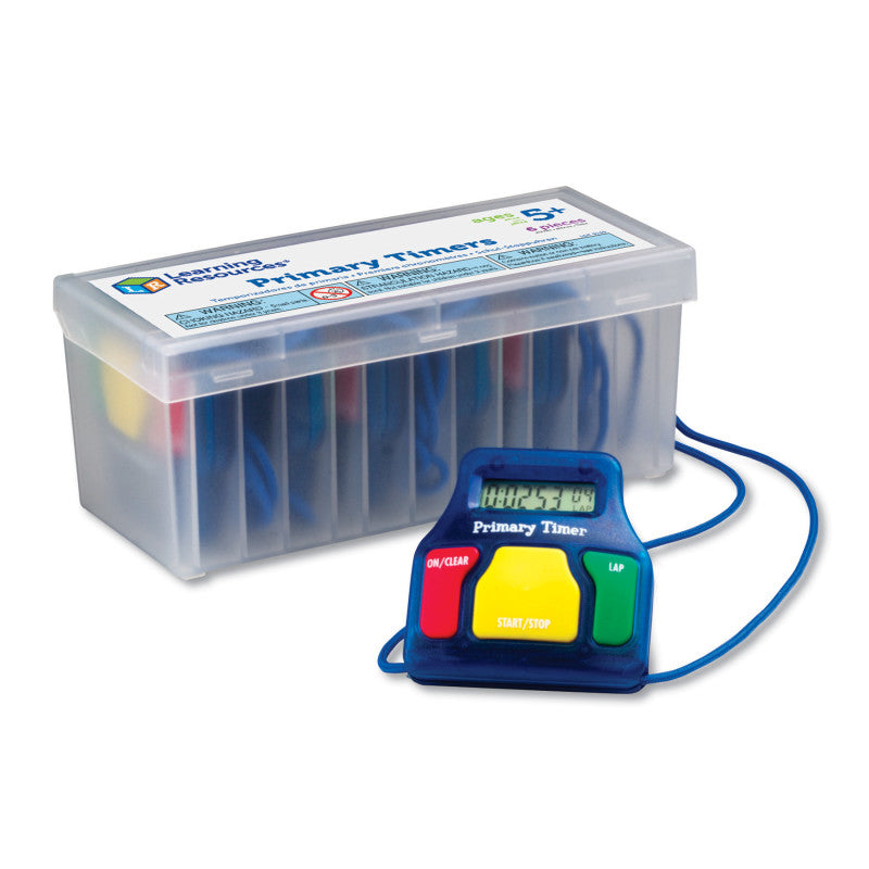LEARNING RESOURCES - Primary Timers, Set of 6