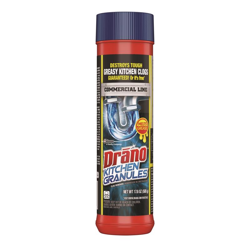 DRANO - Drano Kitchen Crystals Clog Remover 17.6 oz - Case of 6