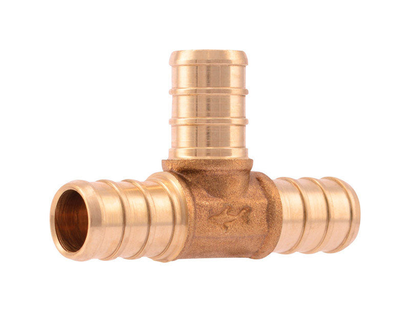 SHARKBITE - SharkBite 1/2 in. PEX X 1/2 in. D PEX Brass Tee [UC362LFCP25]