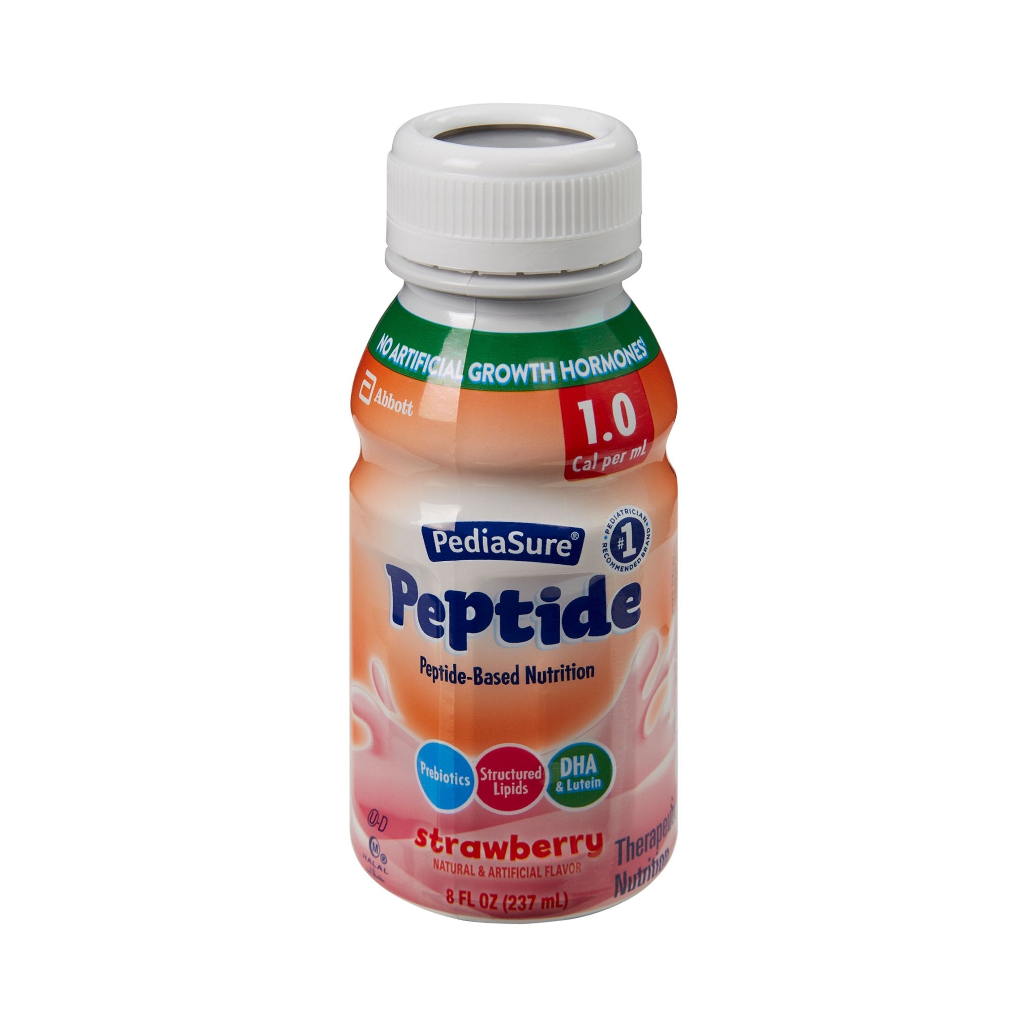 Abbott Nutrition - Pediatric Oral Supplement PediaSure® Peptide 1.0 Cal Strawberry Flavor 8 oz. Bottle Liquid Peptide Malabsorption / Maldigestion [1/EA]