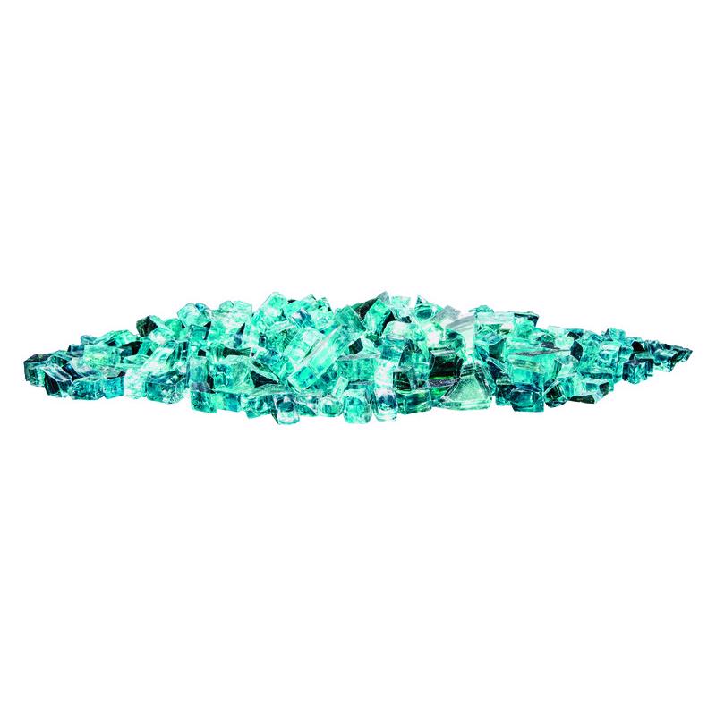 BOND - Bond LavaGlass Classic Cut Glass Fire Bowl Filler 8.66 in. H X 5.12 in. W X 4.92 in. D