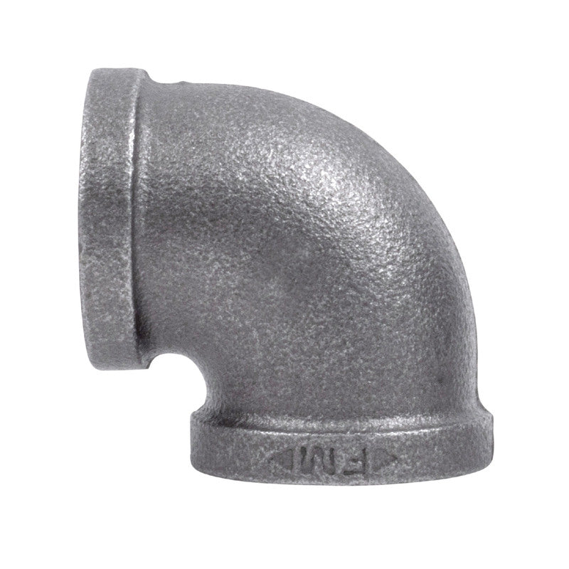 STZ INDUSTRIES - STZ Industries 2-1/2 in. FIP each X 2-1/2 in. D FIP Black Malleable Iron 90 Degree Elbow