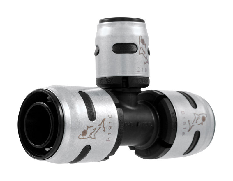 SHARKBITE - SharkBite EvoPEX 3/4 in. Push X 1/2 in. D Push Plastic Reducing Tee [K444A]