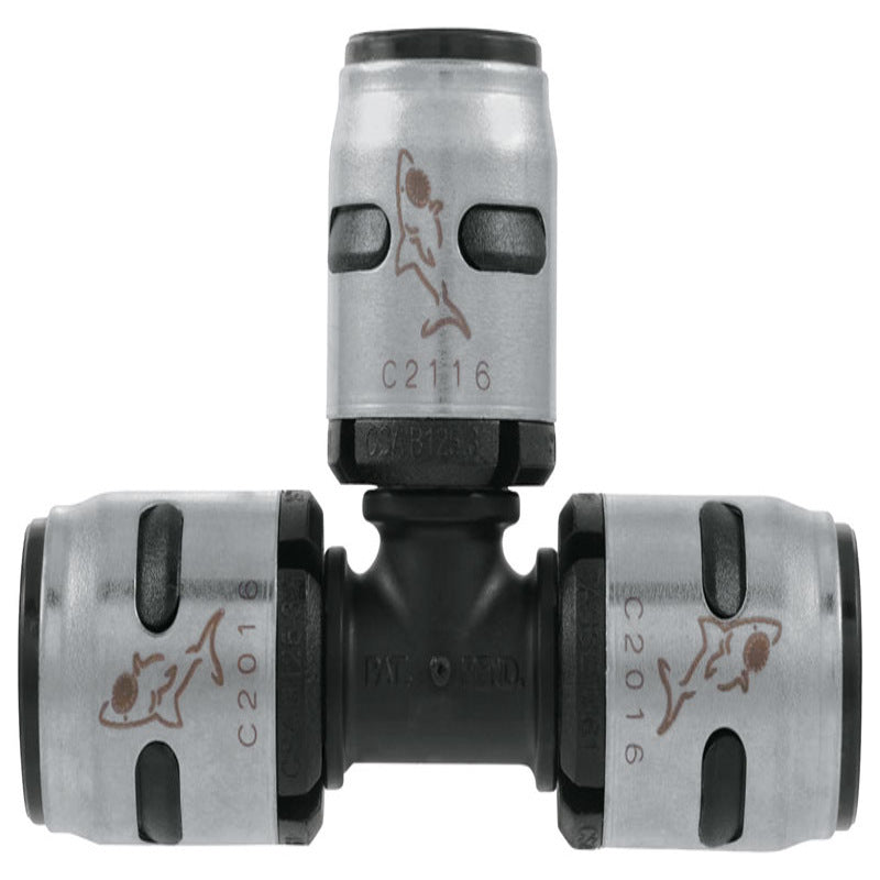 SHARKBITE - SharkBite EvoPEX 1/2 in. Push X 1/2 in. D Push Plastic Tee [K362A]