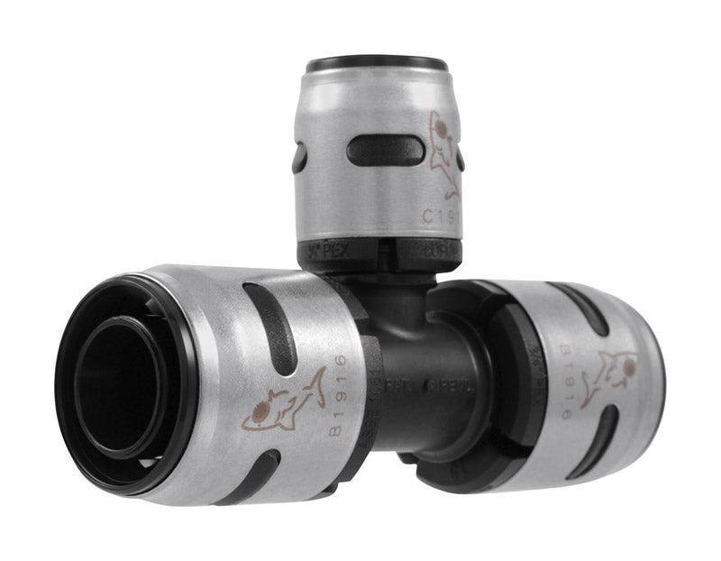 SHARKBITE - SharkBite EvoPEX 3/4 in. Push X 1/2 in. D Push Plastic Reducing Tee [K454A]
