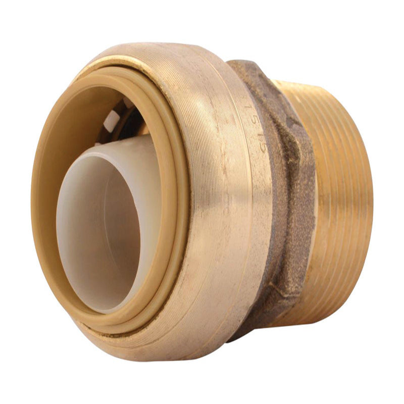 SHARKBITE - SharkBite 3/4 in. Push X 1/2 in. D MPT Brass Reducer Connector