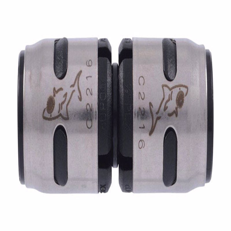 SHARKBITE - SharkBite EvoPEX 1/2 in. Barb X 1/2 in. D Push Plastic Coupling [K008A6]
