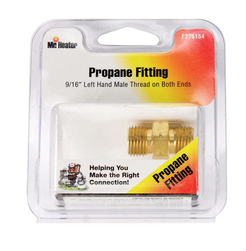 MR. HEATER - Mr. Heater 9/16 in. D X 9/16 in. D Brass FPT x MPT Propane Fitting