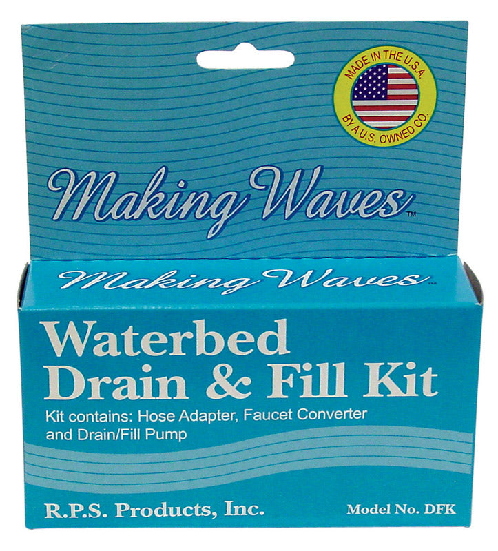 MAKING WAVES - Making Waves 1-1/4 in. D Plastic Waterbed Drain and Fill Kit