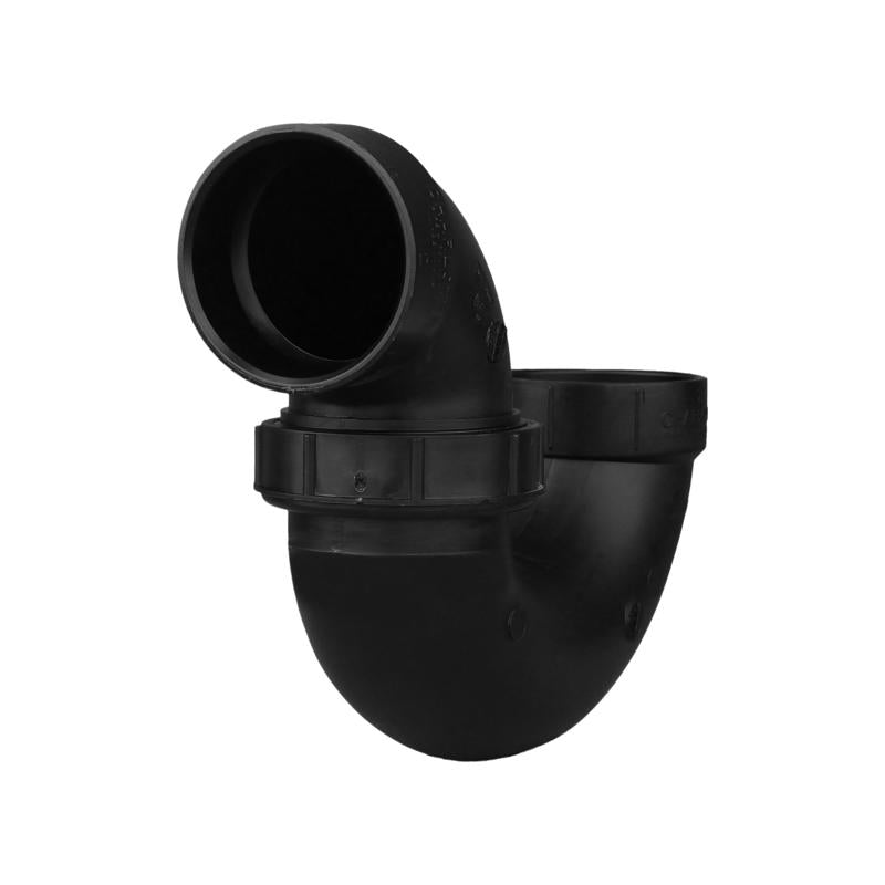 CHARLOTTE PIPE - Charlotte Pipe 2 in. Hub X 2 in. D Hub ABS P-Trap [ABS00708P0800]