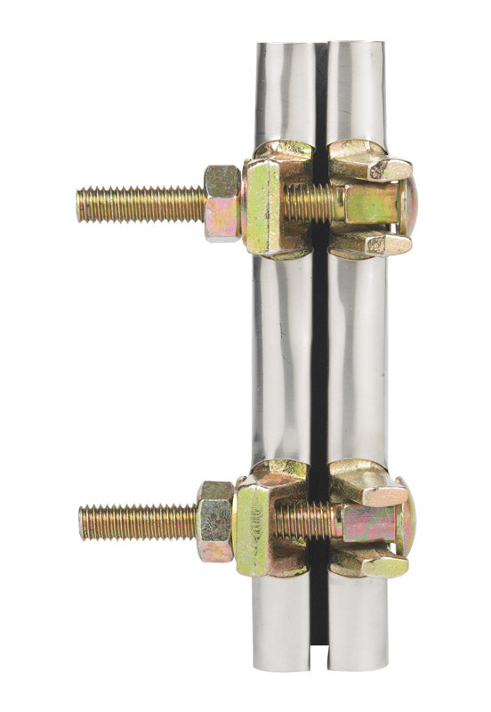 B & K - BK Products 3/4 in. Galvanized 430 Stainless Steel Pipe Repair Clamp - Case of 3 [160-704]