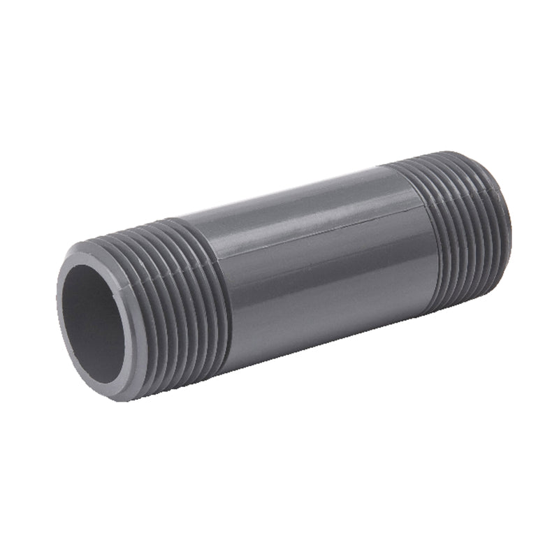 B & K - BK Products Schedule 80 1 in. MPT each PVC 6 in. Nipple 1 pk