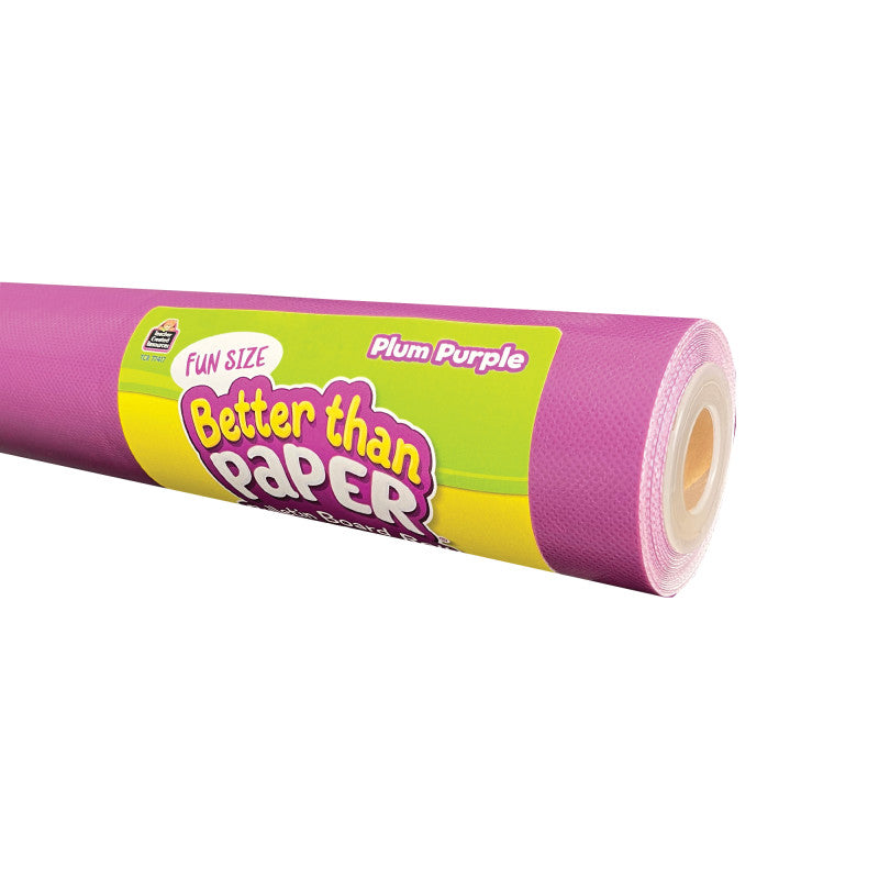 TEACHER CREATED RESOURCES - Fun Size Better Than Paper® Bulletin Board Roll, 18" x 12', Plum Purple, Pack of 3