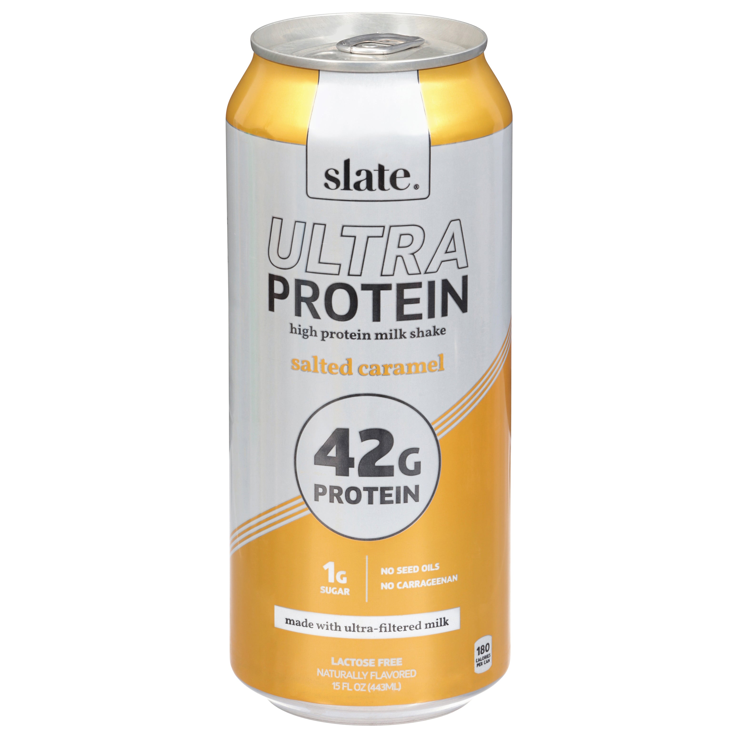 Slate Ultra Protein Salted Caramel Milk Shake 15 fl oz - Case of 12