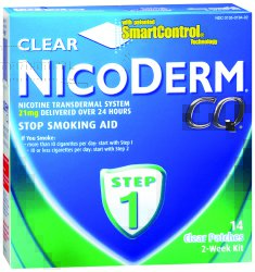Glaxo Consumer Products - Stop Smoking Aid Nicoderm CQ® 21 mg Strength Transdermal Patch [1/BX]