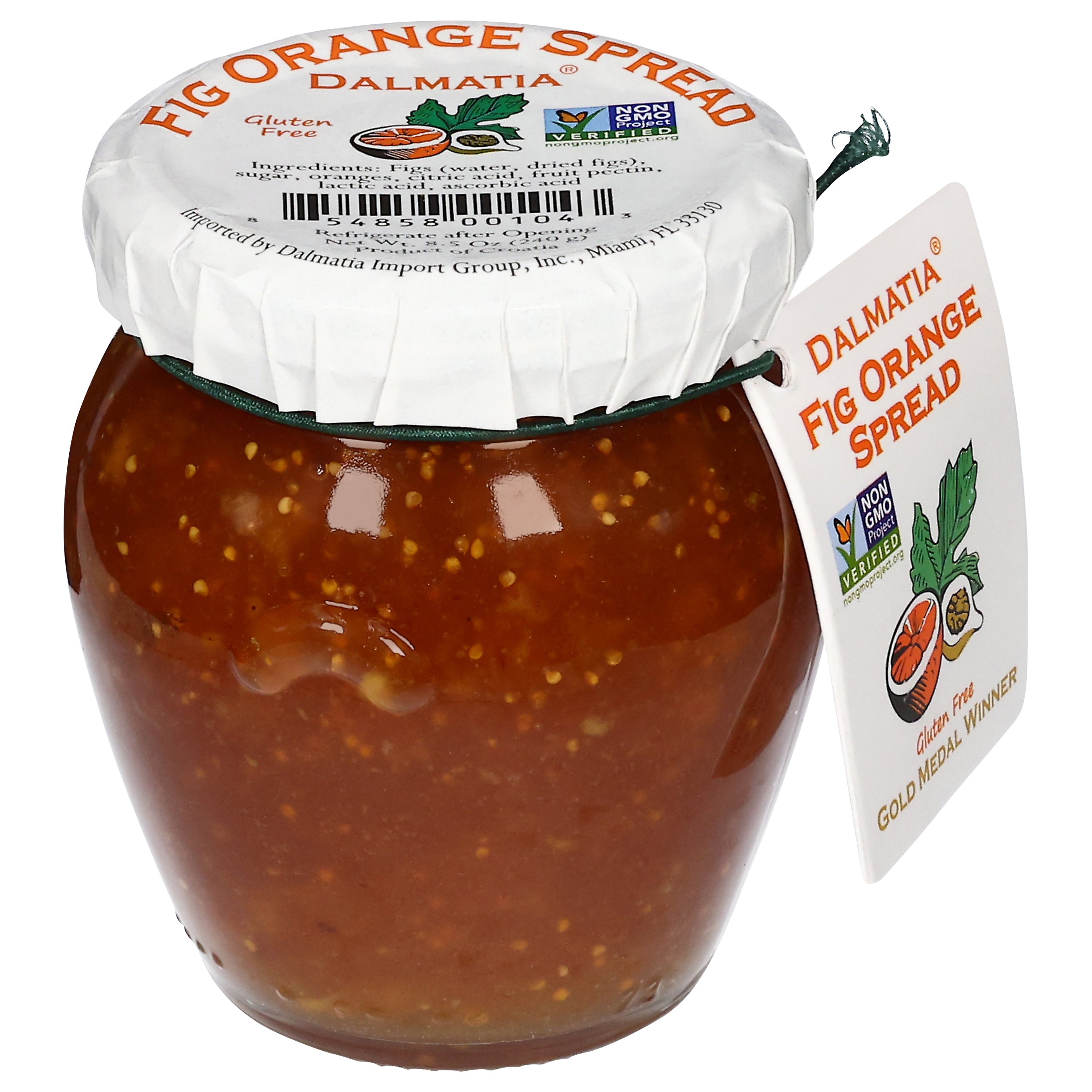Dalmatia Fig Orange Spread 8.5 oz - Case of 12