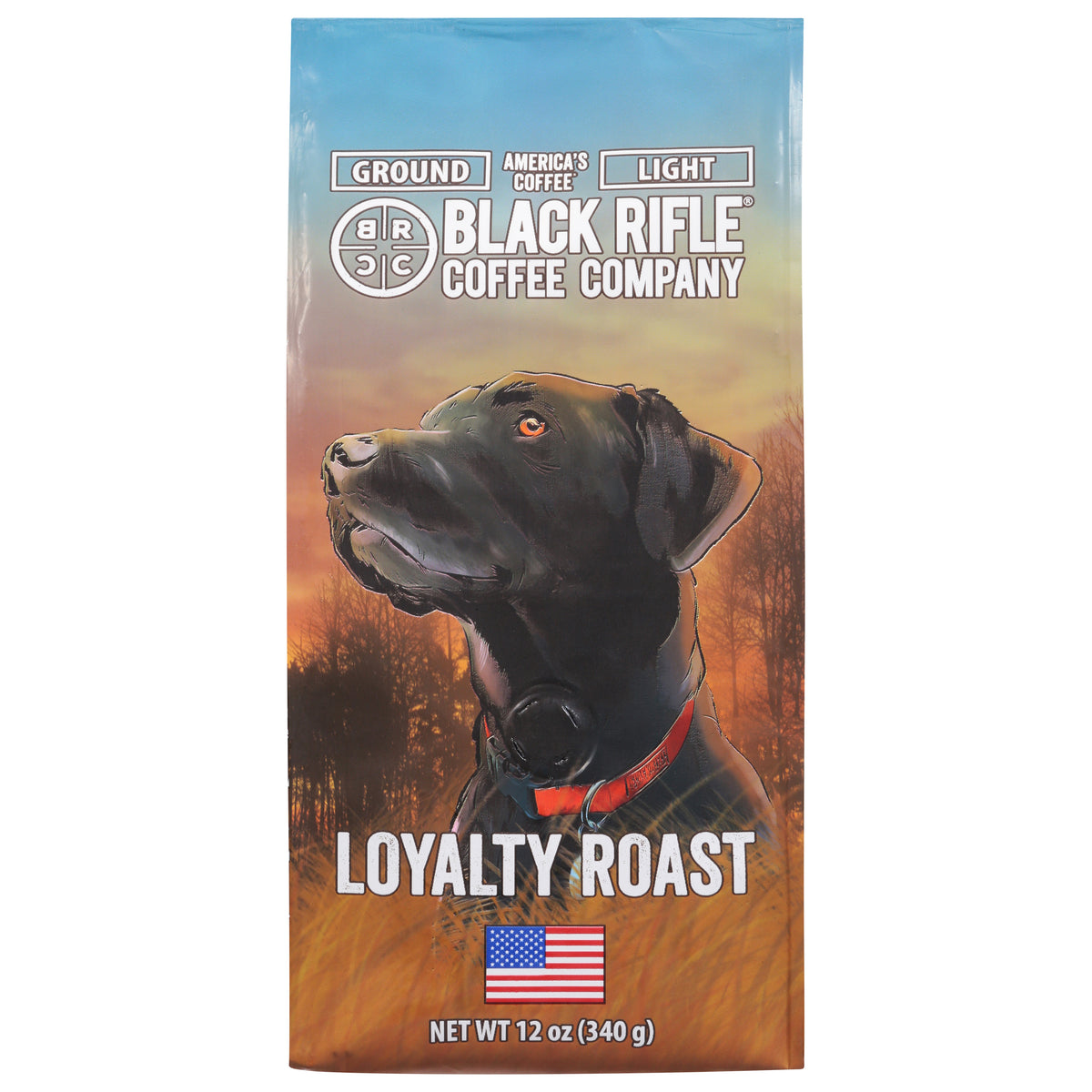 Black Rifle Coffee Company America's Coffee Light Loyalty Roast Ground Coffee 12 oz - Case of 6