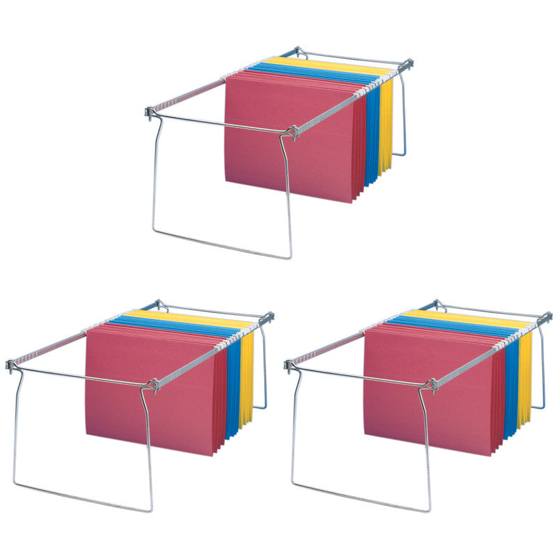 CHARLES LEONARD - Letter Size Hanging File Frame, Pack of 3