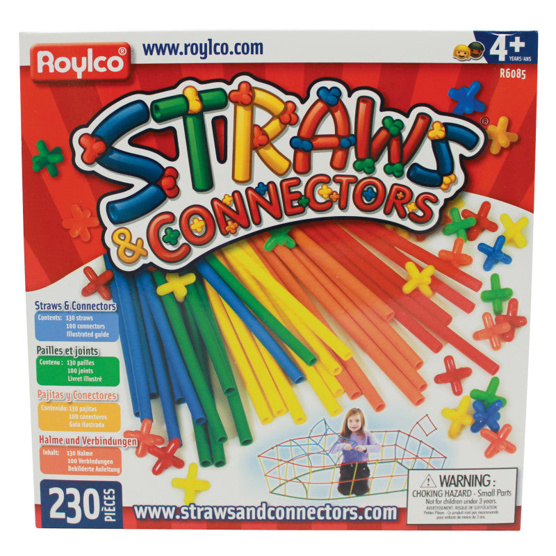 ROYLCO - Straws & Connector Set, 230 Pieces