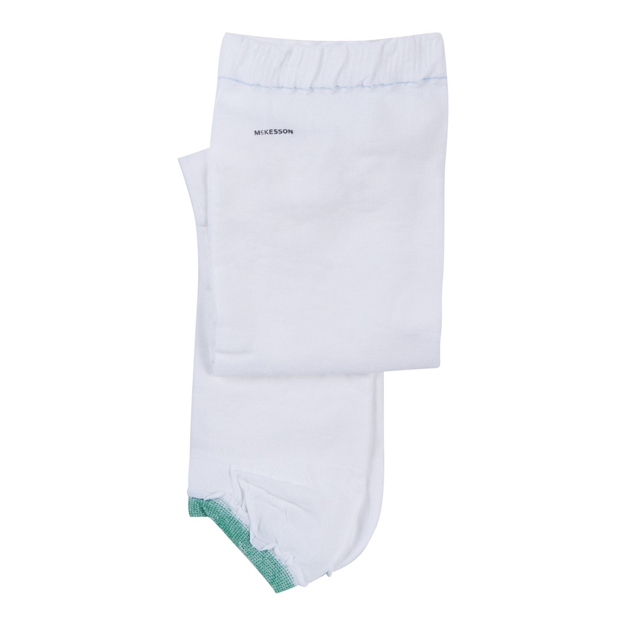 McKesson Brand - Anti-embolism Stocking McKesson Knee High Small / Long White Inspection Toe [1/PR]
