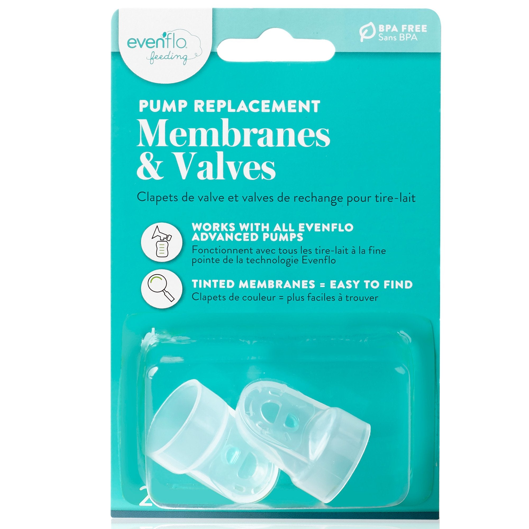 Midway Importing Inc - Breast Pump Replacement Membrane and Valve Evenflo For All Evenflo Breast Pumps [1/EA]
