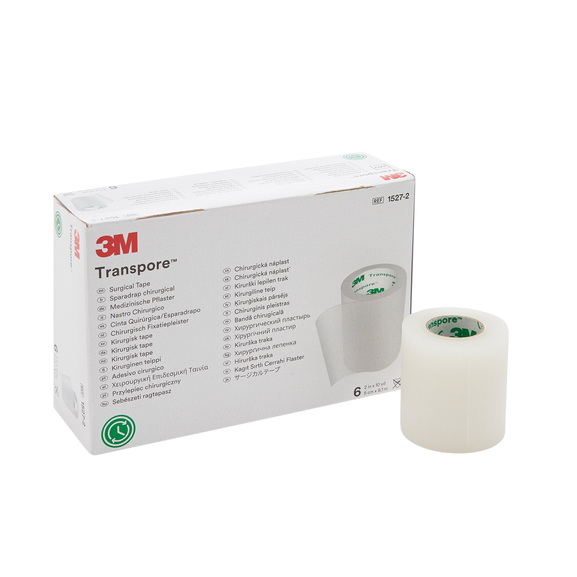 Solventum Corporation - Medical Tape 3M™ Transpore™ Transparent 2 Inch X 10 Yard Plastic NonSterile [6/BX]
