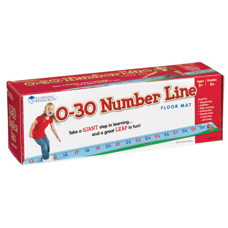LEARNING RESOURCES - 0-30 Number Line Floor Mat