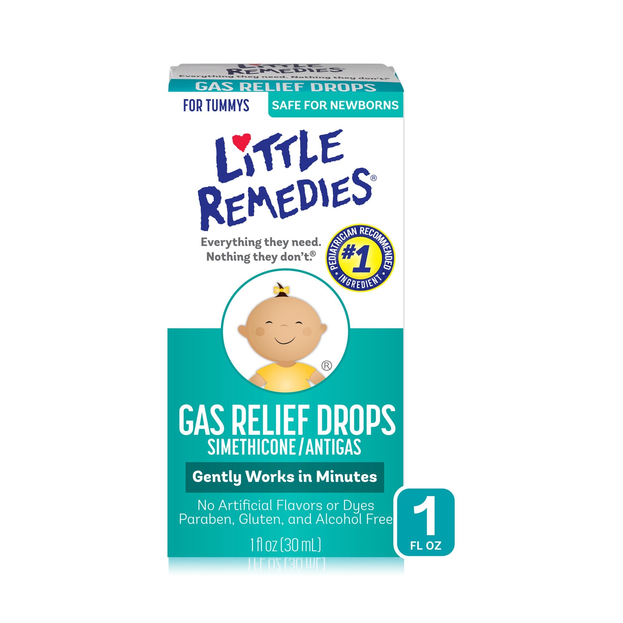 Medtech Laboratories - Gas Relief Little Remedies® 40 mg / 0.6 mL Strength Oral Drops 1 oz. [1/EA]