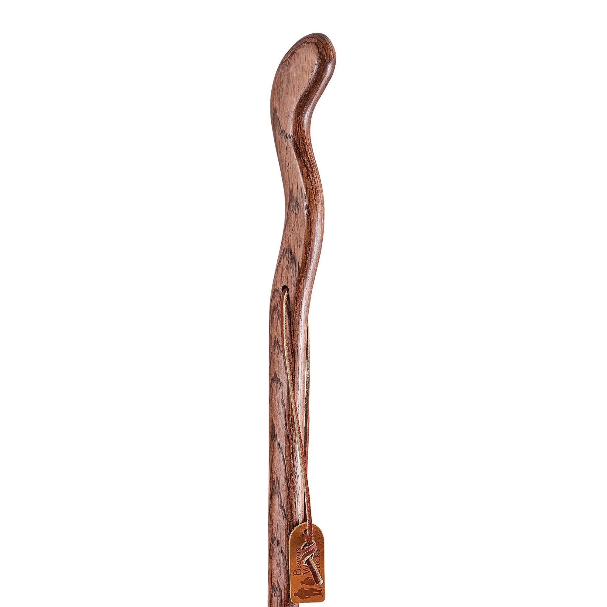 Mabis Healthcare - Walking Stick Brazos™ Twisted Fitness Walker Wood 48 Inch Height Red [1/EA]