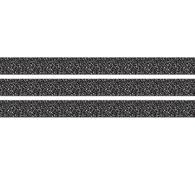 TEACHER CREATED RESOURCES - Composition Straight Rolled Border Trim, 50 Feet, 3 Rolls