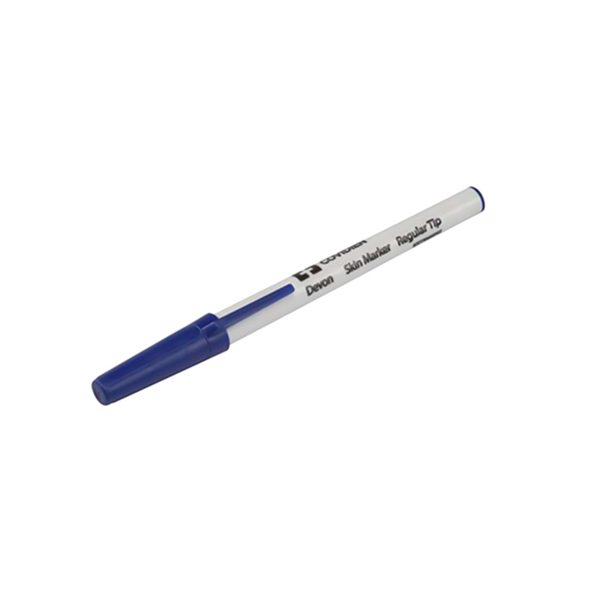 Cardinal - Skin Marker with Ruler and Labels Devon™ Gentian Violet Ink Sterile Full Size Regular Tip [25/BX]