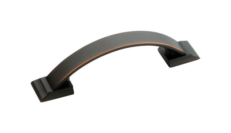 AMEROCK - Amerock Candler Half Oval Arch Cabinet Pull 3 in. Oil Rubbed Bronze 5 pk