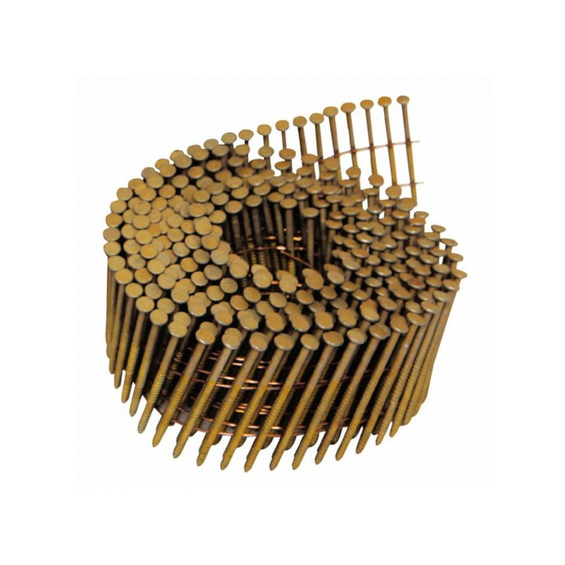 STANLEY BOSTITCH - Bostitch 2 in. 11 Ga. Wire Coil Stainless Steel Siding Nails 15 deg 3,600 pk