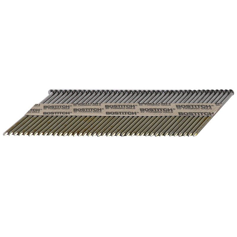 STANLEY BOSTITCH - Bostitch 3-1/4 in. 11 Ga. Paper Strip Hot-Dip Galvanized Framing Nails 33 deg 2,000 pk