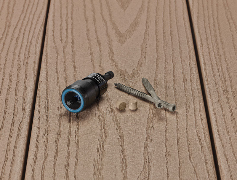 STARBORN - Starborn Pro Plug No. 10 X 2-3/4 in. L Brownstone Star Trim Head Deck Screws and Plugs Kit 1 pk [PXDC301T275]