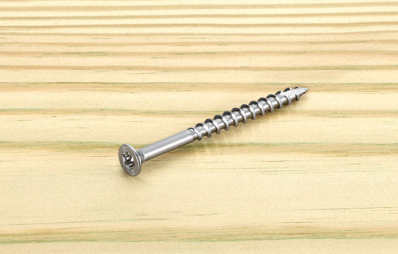 STARBORN - Starborn Deckfast No. 10 X 3 in. L Silver Star Flat Head Deck Screws 1500 pk